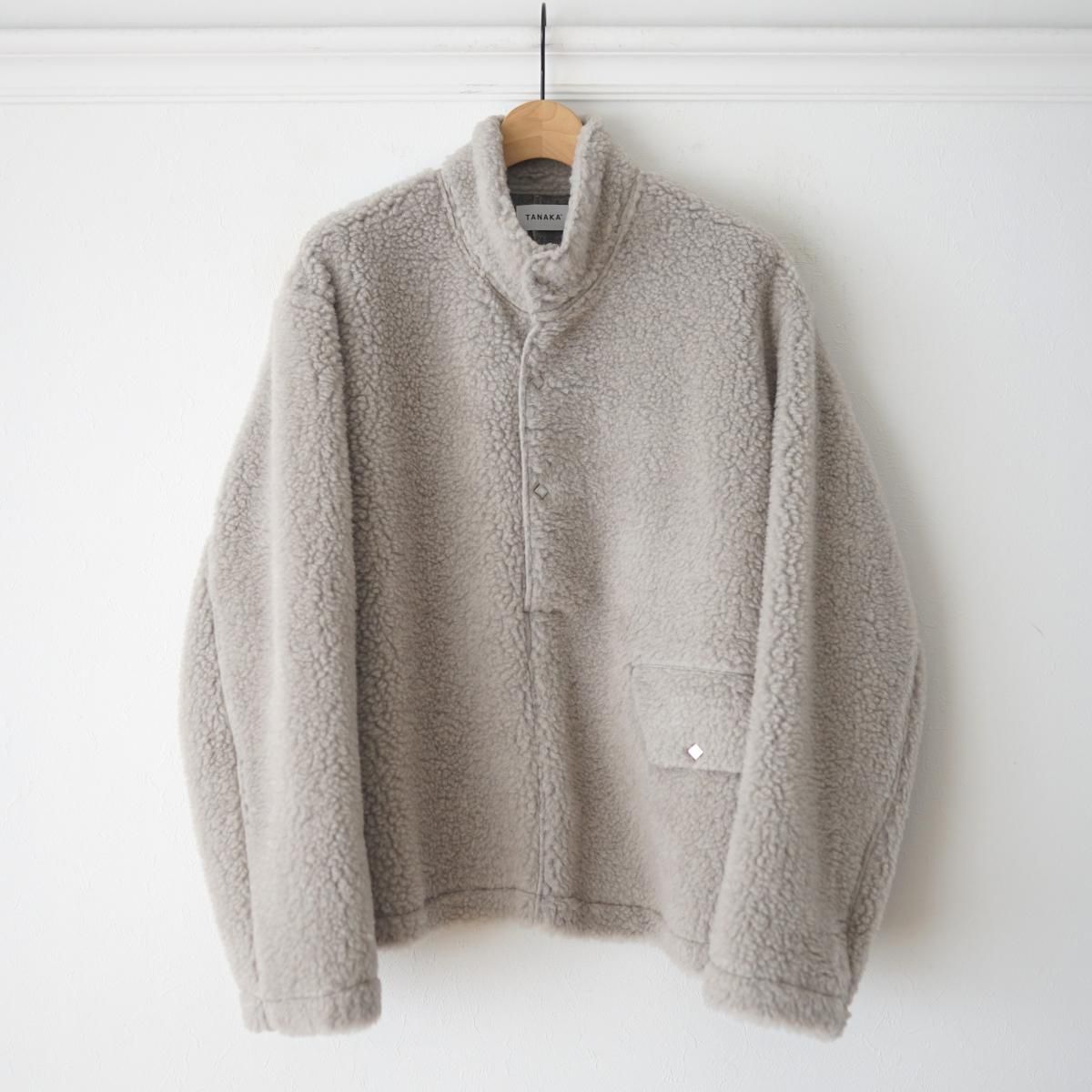 【9/10発売】【25AW】【TANAKA / タナカ】 PULLOVER SHAGGY TOP - LIGHT GRAY