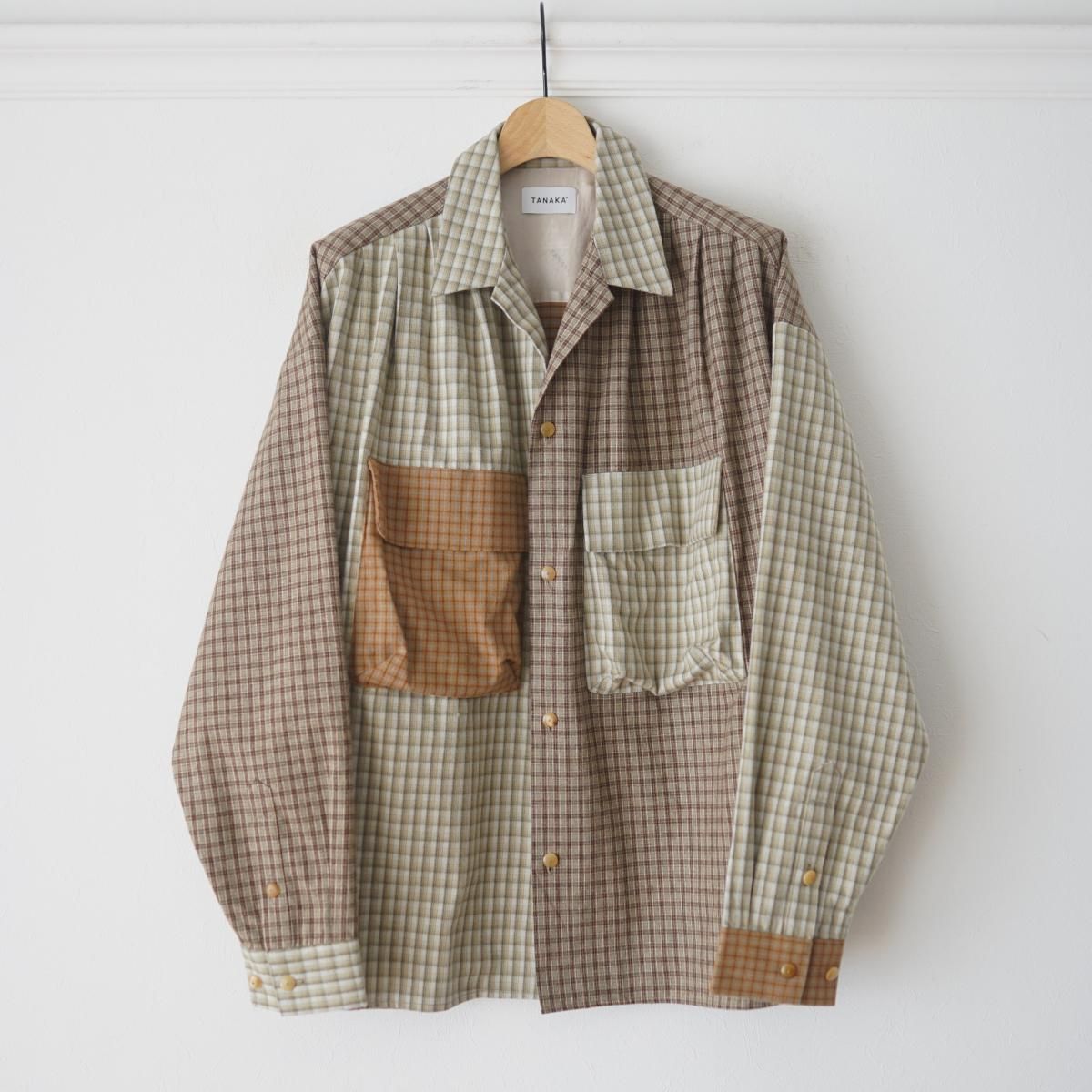 【9/10発売】【25AW】【TANAKA / タナカ】 OVERSHIRT - MULTI CHECK