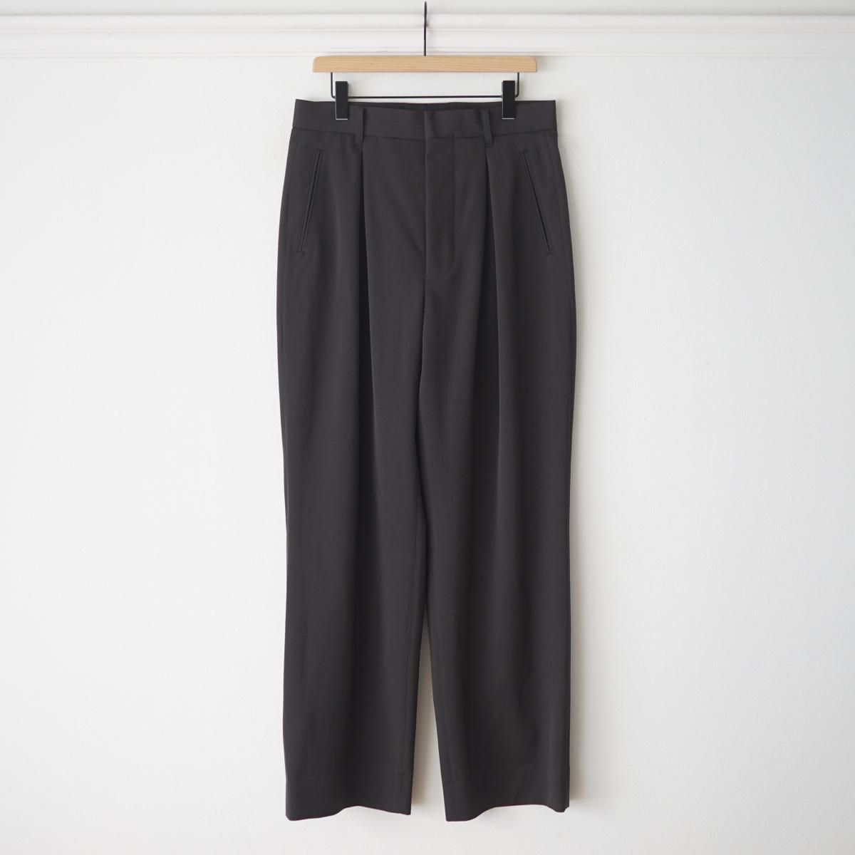 9/11ȯۡ25AWۡThe CLASIK /  饷å INVERTED PLEATS TROUSER - BROWN