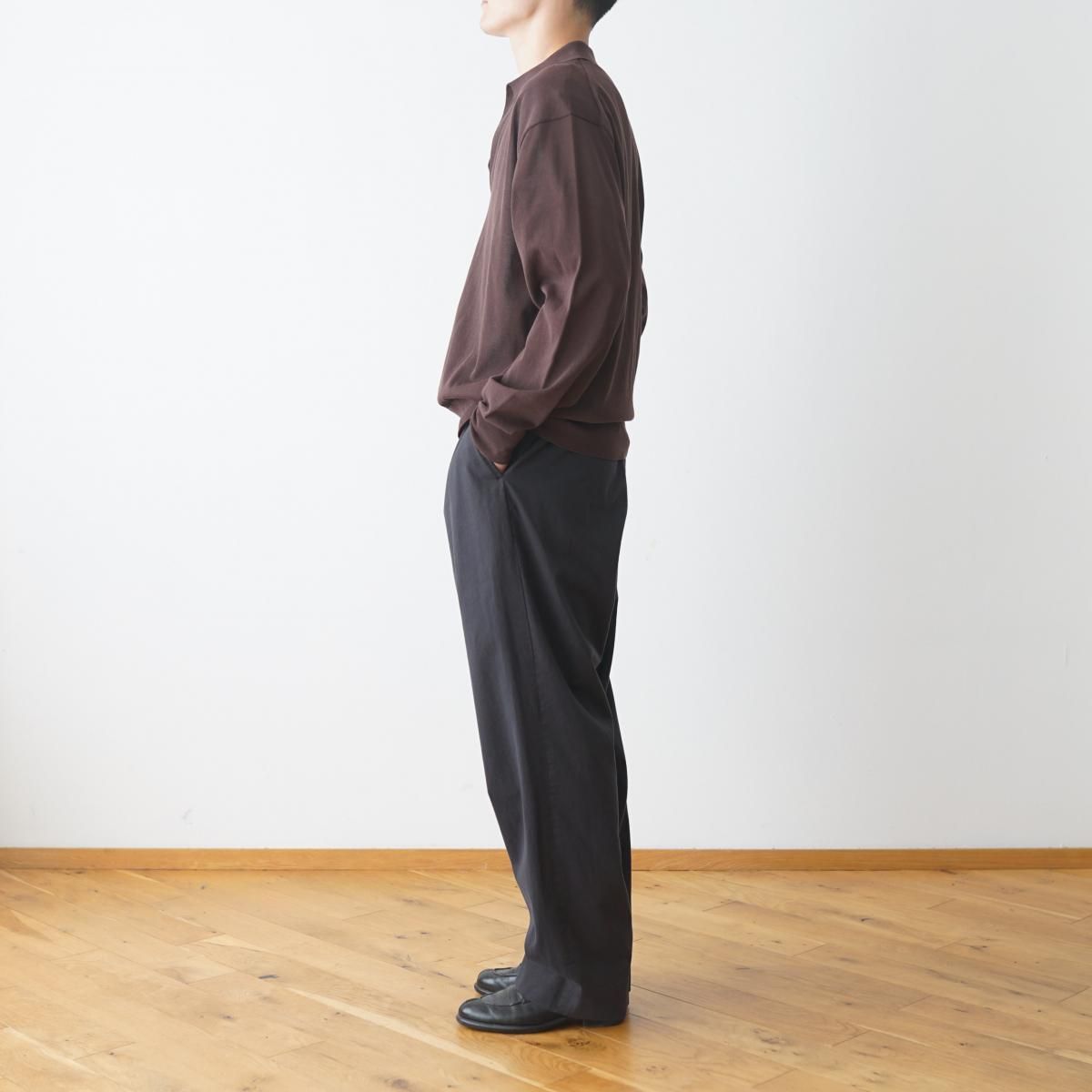 The CLASIK / ザ クラシック】 WORK TROUSER (GARMENT DYED) - BROWN