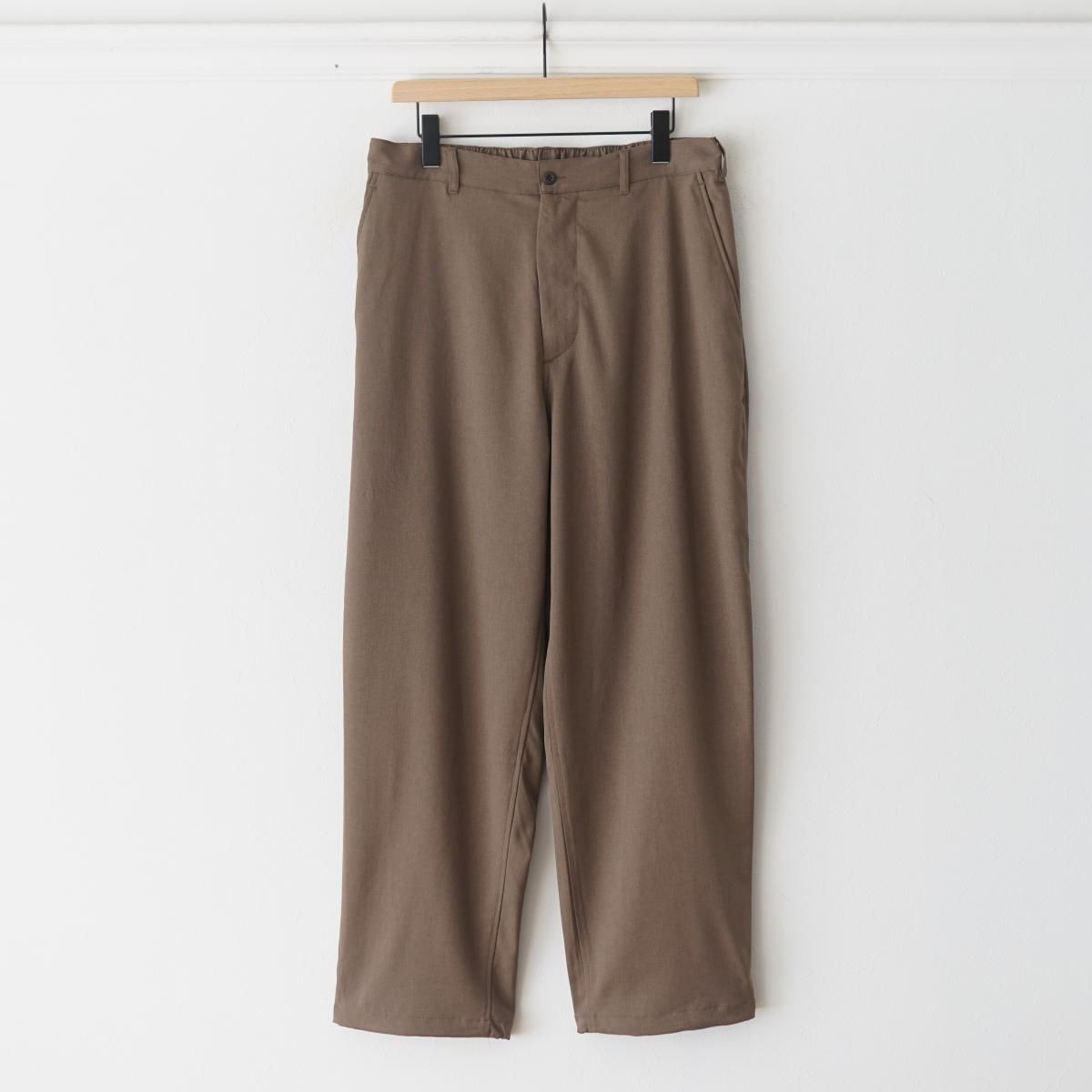 9/20ȯۡ25AWۡFreshService / եå奵ӥ WOOLY TWILL TROUSERS - BROWN