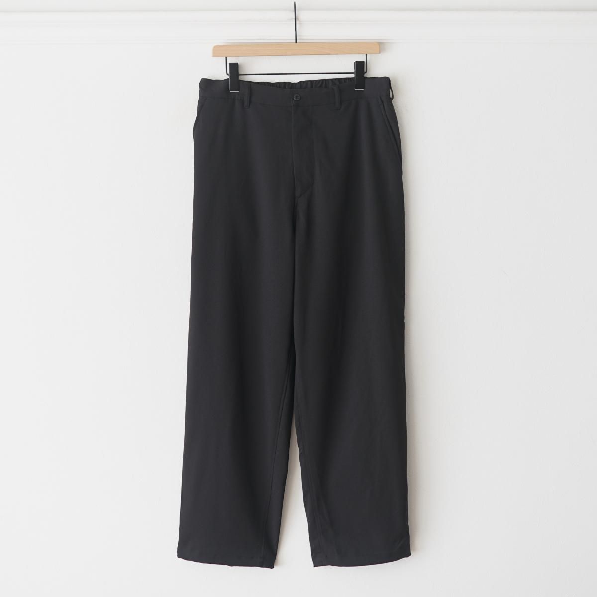 【FreshService / フレッシュサービス】 WOOLY TWILL TROUSERS - BLACK
