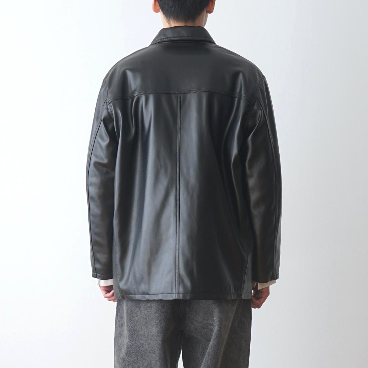 INSCRIRE / アンスクリア】 LEATHER JACKET - BLACK / PARK ONLINE STORE