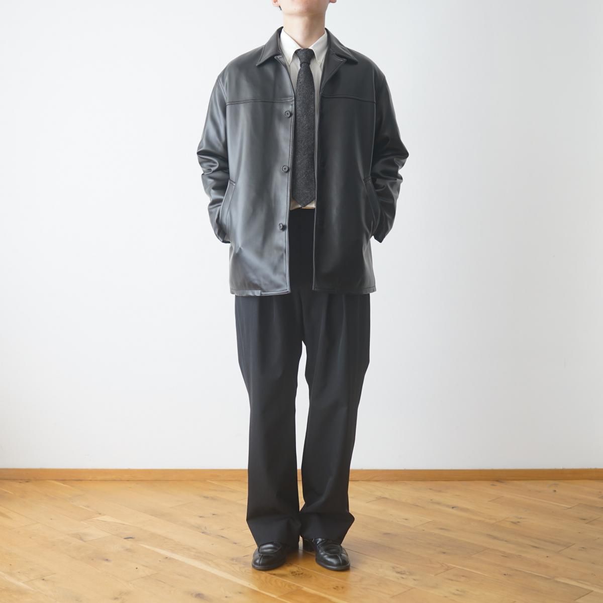 INSCRIRE / アンスクリア】 LEATHER JACKET - BLACK / PARK ONLINE STORE