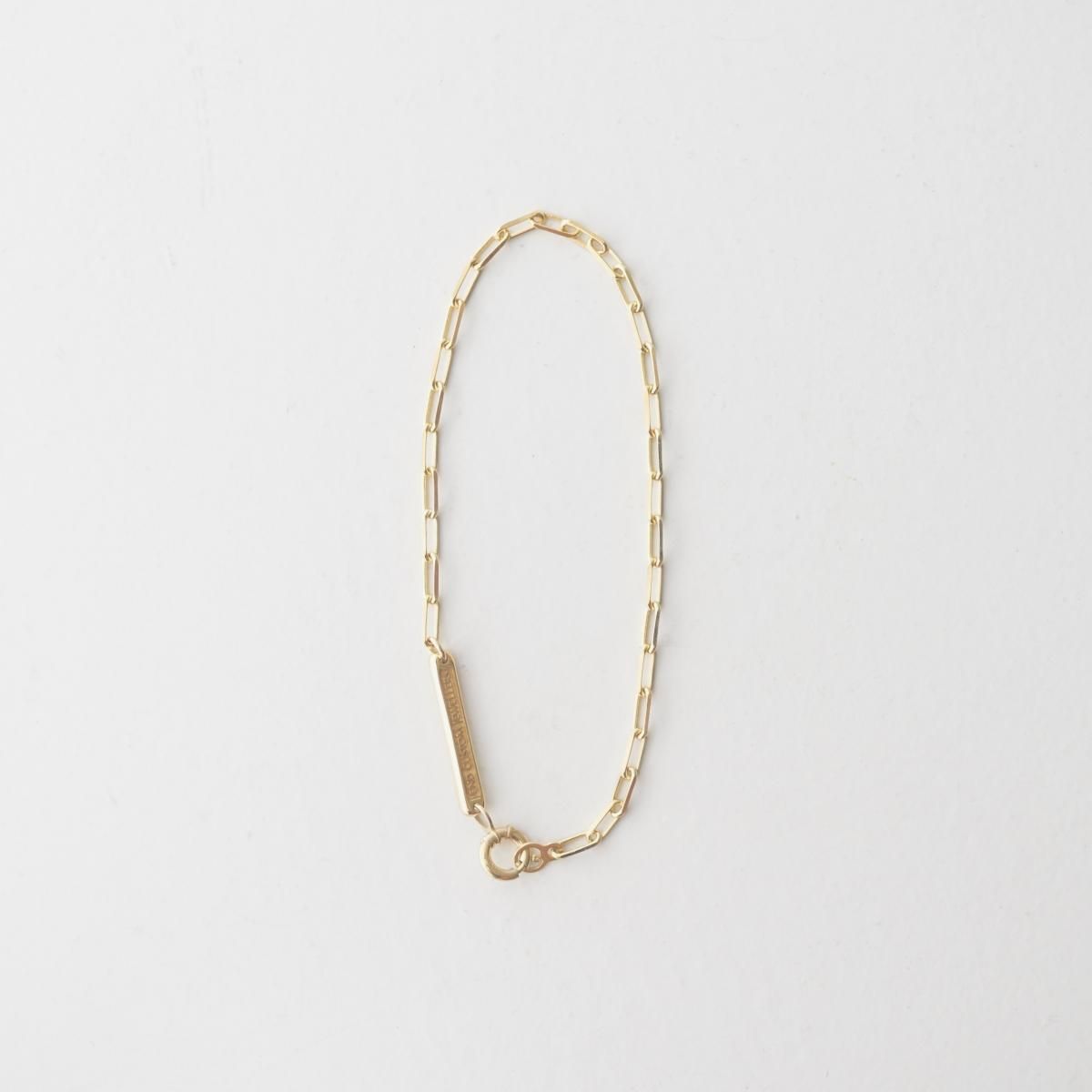 10/16ȯۡ25AWۡEND CUSTOM JEWELLERS /   奨顼 LONG ROUND CUT BRACELET - GOLD PLATED