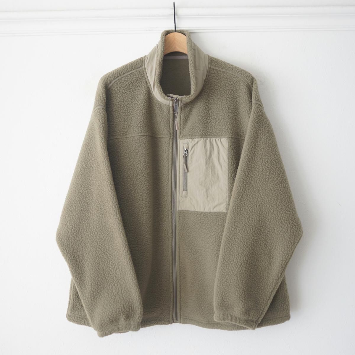 【10/25発売】【25AW】【FreshService / フレッシュサービス】 HEAVY FLEECE ZIP-UP JACKET - BEIGE