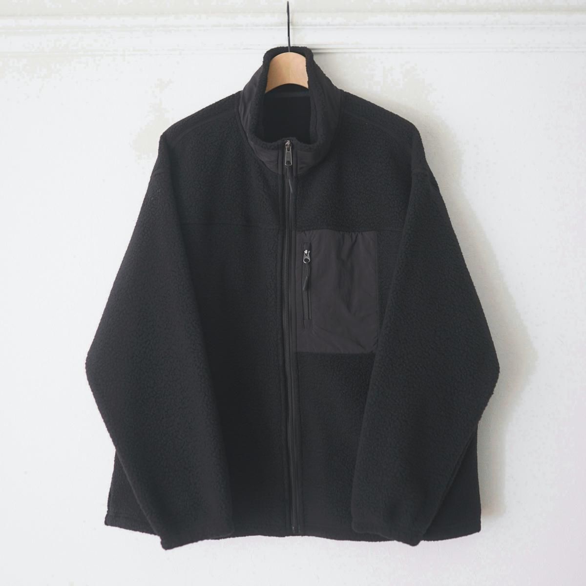【10/25発売】【25AW】【FreshService / フレッシュサービス】 HEAVY FLEECE ZIP-UP JACKET - BLACK