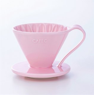 有田焼円すいフラワードリッパー(ピンク) cup1〈1杯用〉メジャースプーン付き（ピンク）CFD-1PI