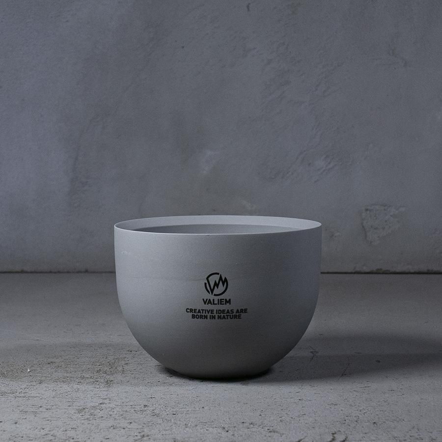 valiem GHOST クラウドグレーサンドベージュBOWL Mサイズ各1鉢 植物鉢】新色！ Valiem GHOST 全サイズセット （サンドベージュ