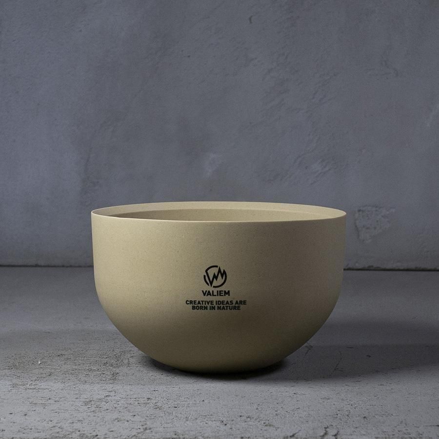 valiem GHOST クラウドグレーサンドベージュBOWL Lサイズ各1鉢 valiem GHOST クラウドグレーサンドベージュBOWL Lサイズ各1鉢