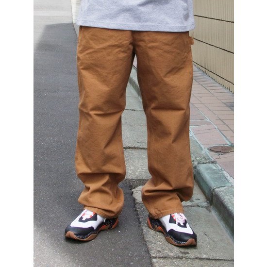 CARHARTT カーハート WASHED DUCK WORK DUNGAREE PANTS B11/BROWN ...