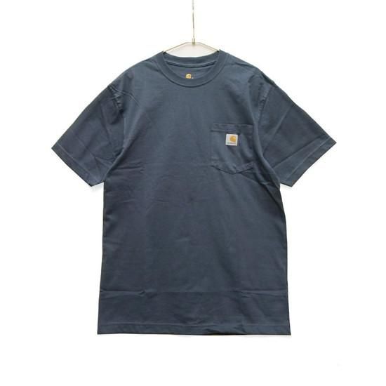 CARHARTT カーハート WORKWEAR POCKET S/S TEE K87/BLUE STONE