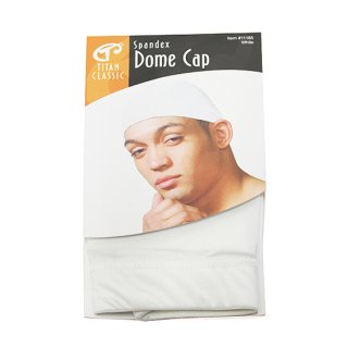 SPANDEX DOME CAP/WHITE