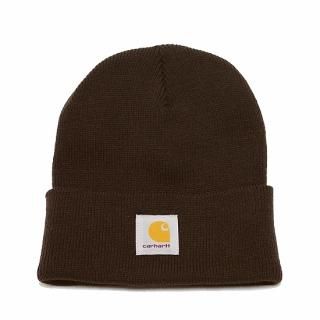 CARHARTT ϡ ACRYLIC WATCH HAT A18/DARK BROWN