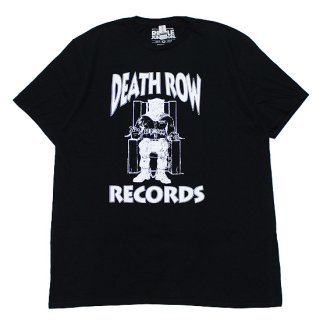 DEATHROW RECORDS デスロウレコード ELECTRIC CHAIR LOGO S/S TEE/BLACK