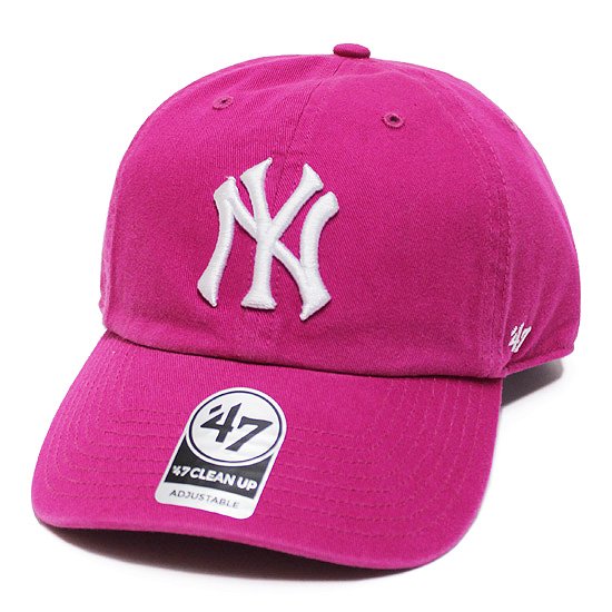 47 フォーティーセブン NEWYORK YANKEES '47 CLEAN UP CAP/ORCHID