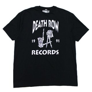 DEATHROW RECORDS デスロウレコード LA SKELETON HAND S/S TEE/BLACK