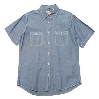 CAMCO カムコ CHAMBRAY S/S SHIRT/BLUE