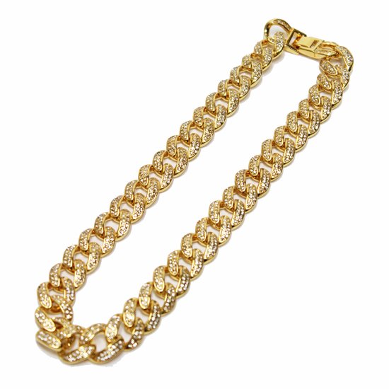 ADVANCE アドバンス ZIRCONIA GOLD CHAIN NECKLACE 3100-G/GOLD - SOULSTYLE