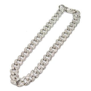 ADVANCE ɥХ ZIRCONIA SILVER CHAIN NECKLACE 3100-S/SILVER