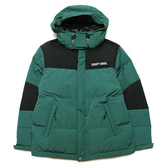 SCHOTT ショット CLASSIC 2TONE DOWN JACKET 3122069/GREEN - SOULSTYLE