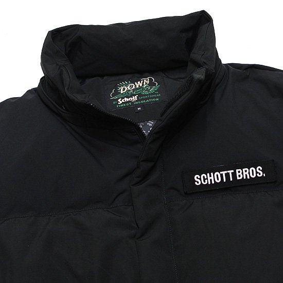 SCHOTT ショット CLASSIC 2TONE DOWN JACKET 3122069/BLACK - SOULSTYLE