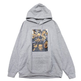 RETRO HERITAGE ȥإơ RAP MURAL HOODIE/GREY