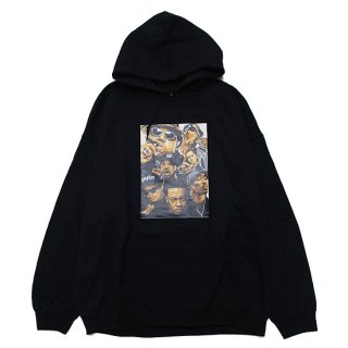 RETRO HERITAGE ȥإơ RAP MURAL HOODIE/BLACK