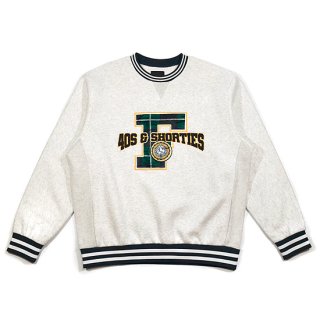 40s & SHORTIES եƥɥ硼ƥ UPPER CLASSMAN CREWNECK SWEAT/ASH HEATHER