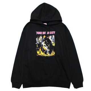 THREADS ON DEMAND åɥǥޥ LAFLAME SWEAT HOODIE/BLACK