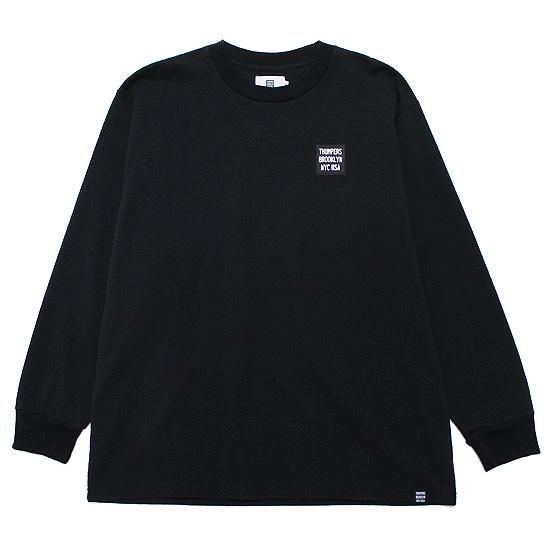 THUMPERS サンパーズ BOX LOGO L/S TEE/BLACK THUMPERS サンパーズ BOX LOGO L/S TEE/BLACK - SOULSTYLE
