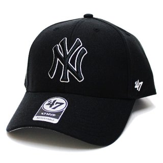 '47 եƥ֥ NEWYORK YANKEES '47 MVP CAP/BLACKxBLACK&WHITE
