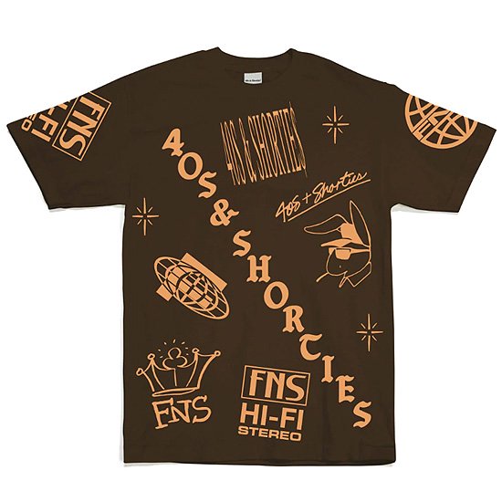 40s & SHORTIES フォーティーズアンドショーティーズ ALL OVER S/S TEE
