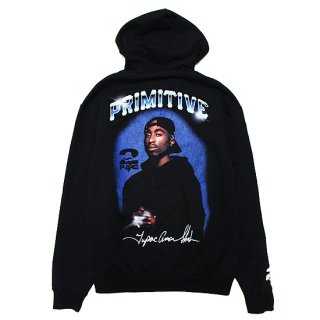 PRIMITIVExTUPAC ץߥƥx2ѥå SHINE  HOOD/BLACK