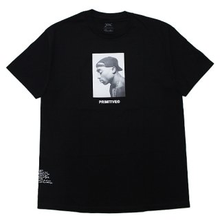 PRIMITIVExTUPAC プリミティブx2パック NO CHANGES S/S TEE/BLACK
