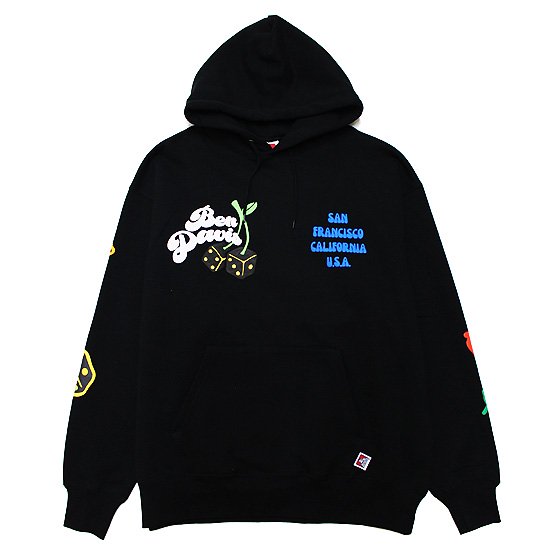 BEN DAVIS ベンデイビス BANNERS HOODIE C-23380037/BLACK - SOULSTYLE