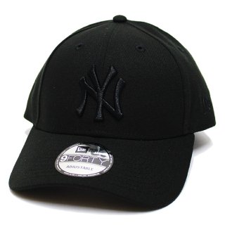 NEWERA ˥塼 NEWYORK YANKEES 9FORTY CAP/BLACKxBLACK