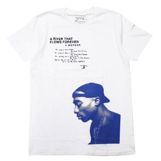 TUPAC 2ѥå 2PAC A RIVER THAT FLOWS FOREVER S/S TEE/WHITE
