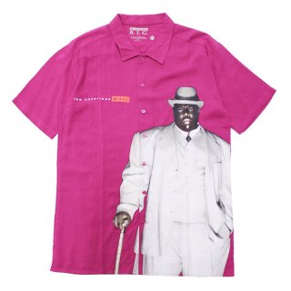THE NOTORIOUS B.I.G. ノトーリアスBIG PHOTO S/S SHIRT/PINK