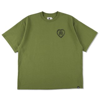 THUMPERS ѡ MAINTAIN YOUR HEART S/S TEE/OLIVE