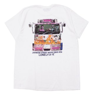 LONELY 論理 ロンリー DECO TRA LONELY S/S TEE/WHITE
