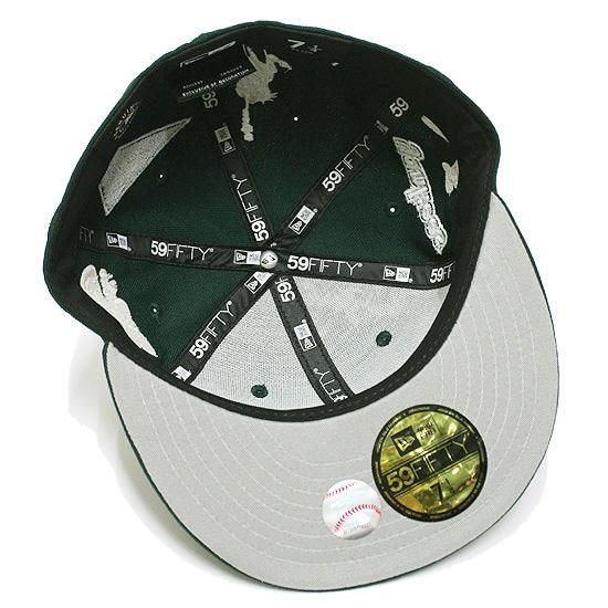 【NewEra】ニューヨークスクリプトボールキャップ dark green 59FIFTY 59FIFTY DAY Memorial Collection スクリプトロゴ