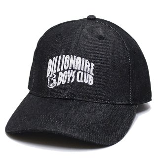 BILLIONAIRE BOYS CLUB ビリオネアボーイズクラブ ARCH LOGO DENIM CAP/BLACK