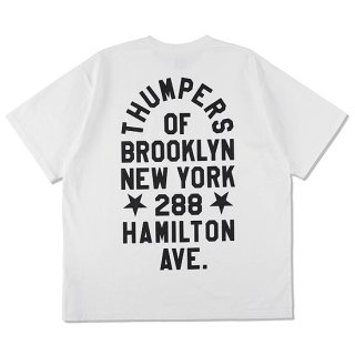 THUMPERS ѡ ADDRESS S/S TEE/WHITE