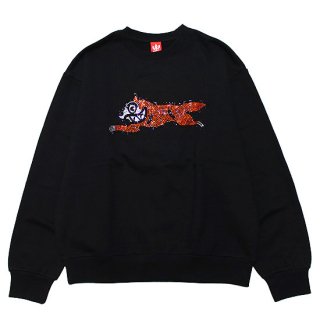 ICECREAM ꡼ SKATESHAKE CREWNECK SWEAT/BLACK