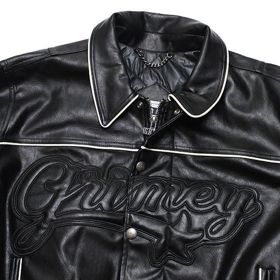 GRIMEY グライミー MADRID PU LEATHER JACKET GPLJ167/BLACK