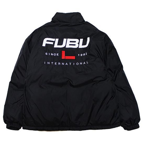 FUBU フブ REVERSIBLE PADDED JACKET/BLACK - SOULSTYLE