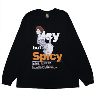 RAP ATTACK åץå ICY BUT SPICY L/S TEE RAWT23-LT007/BLACK