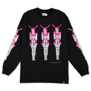 THUMPERS サンパーズ CANDY RABBIT L/S TEE/BLACK
