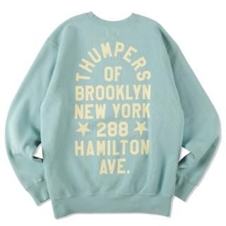 THUMPERS ѡ ADDRESS CREWNECK SWEAT/BABY BLUE